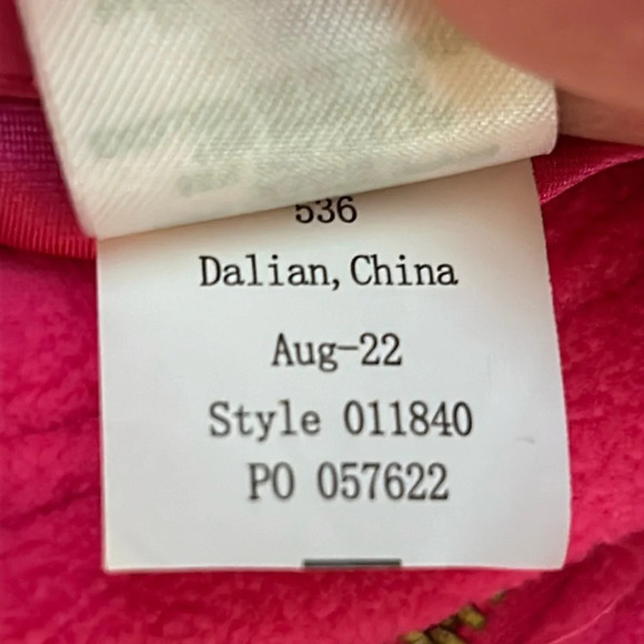 Lilly Pulitzer Brooklee Reversible Vest Pink and Blue fleece size small - Picture 16 of 16